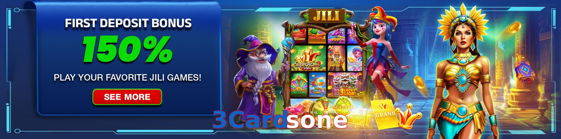 ☘️ High-RTP slots + Free Spins! 3Cardsone